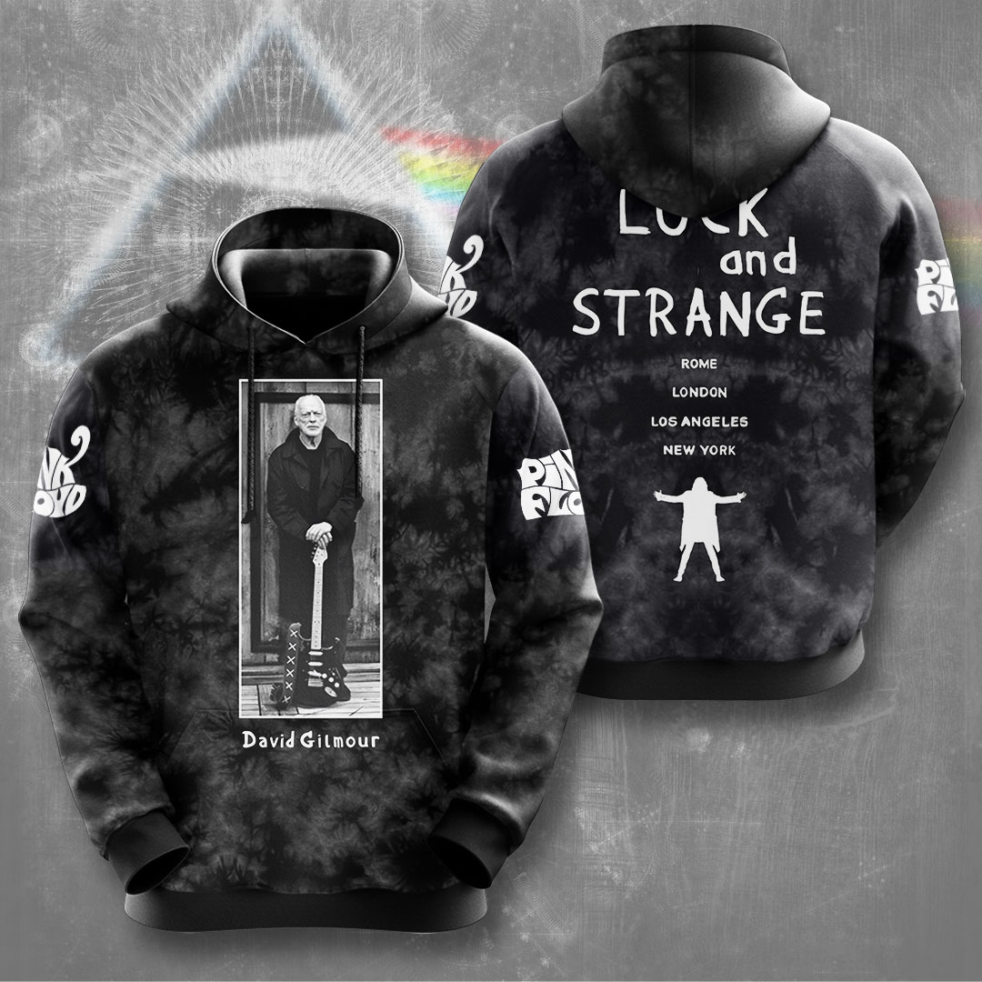 David Gilmour Luck And Strange Hoodie  2025 Solo Tour