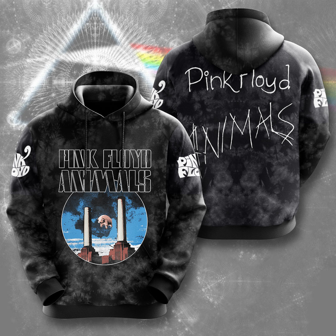 Pink Floyd Animals Retro Hoodie  Factory Skyline
