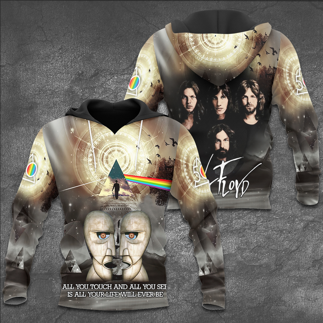 Pink Floyd Legacy Eclipse Hoodie  Psychedelic Shadow Version