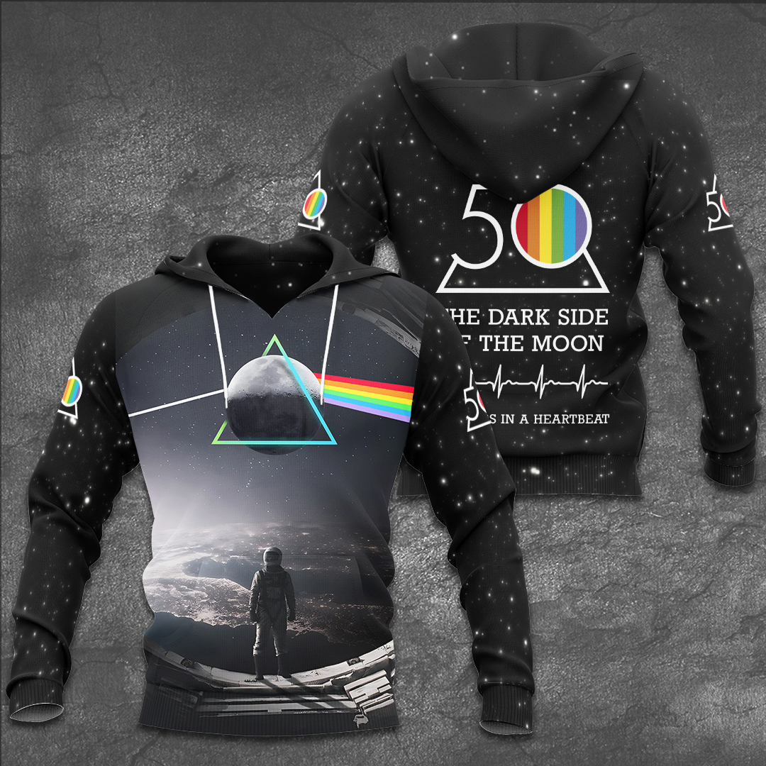 Pink Floyd Fan Tribute Hoodie  Galaxy Fade