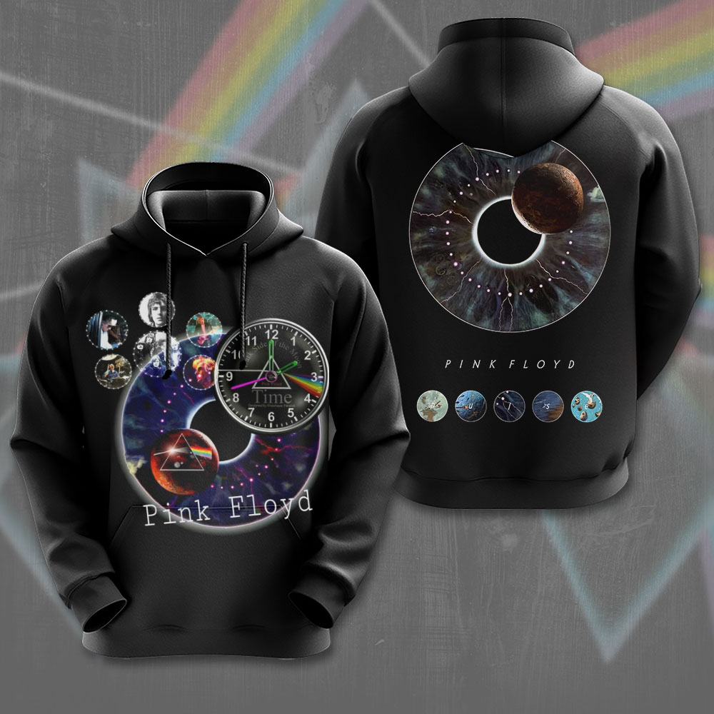 Pink Floyd Retro Astral Hoodie  Galactic Record Print