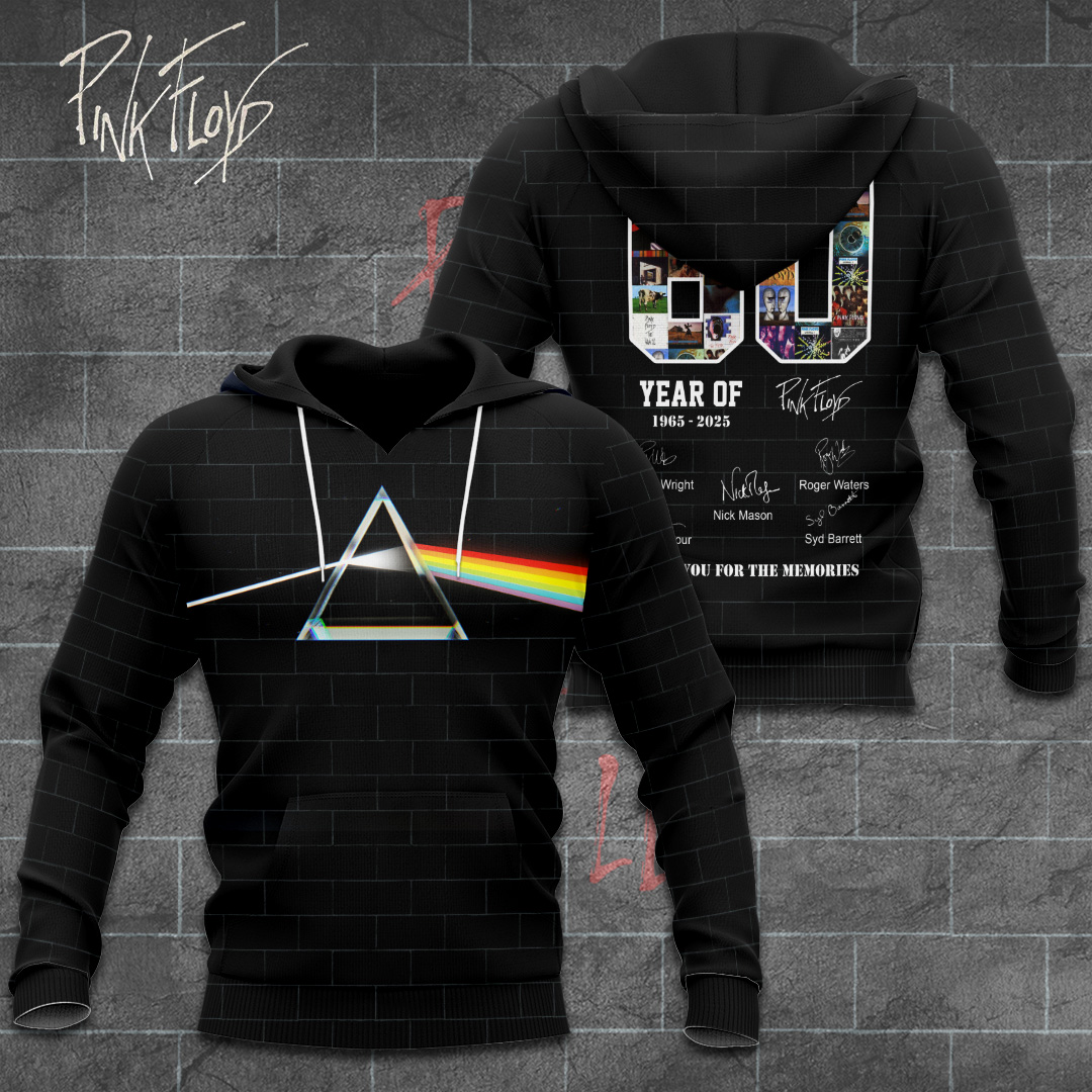 Pink Floyd Pulse Legacy Hoodie  60 Years Anniversary