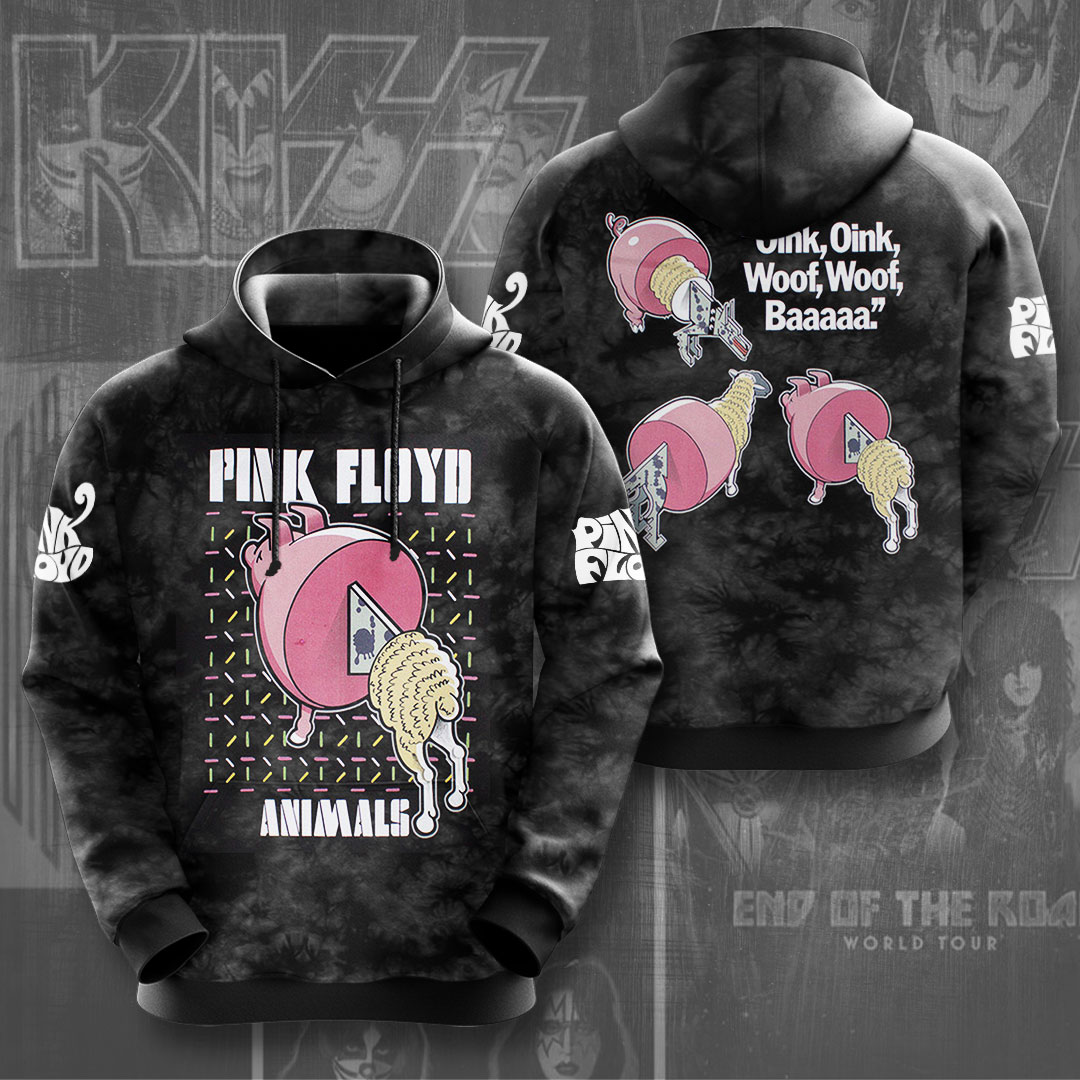 Pink Floyd Animals Tour Hoodie  Pig & Prism Graphic