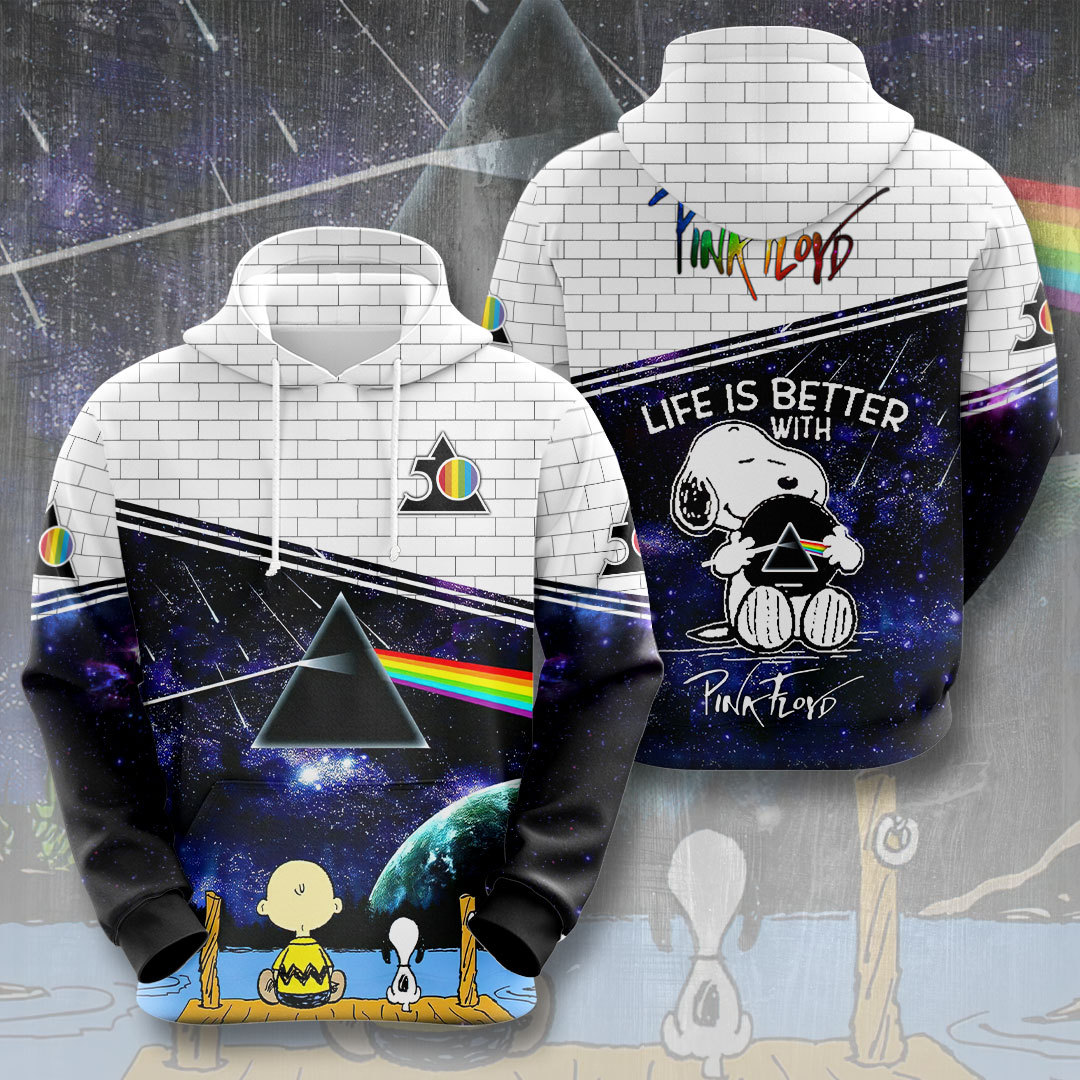 Pink Floyd Classic Wall Hoodie  Life Is Better