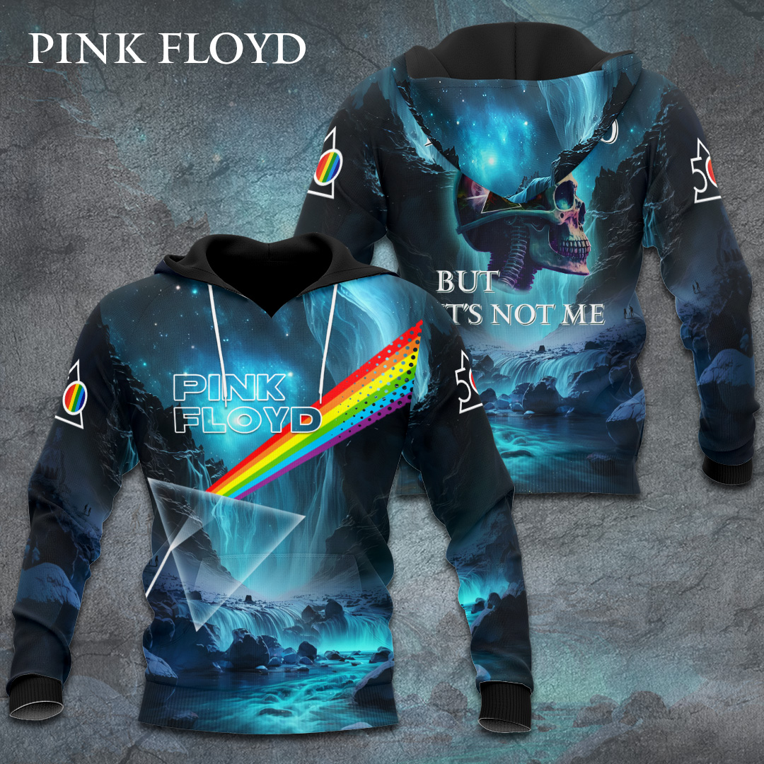 Pink Floyd Lunar Lighhoodie  Blue Glow