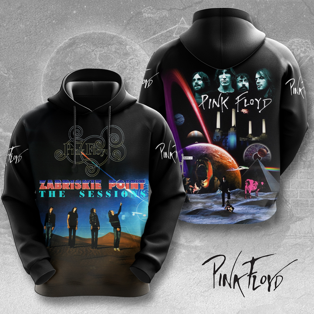 Pink Floyd Moon Black Hoodie