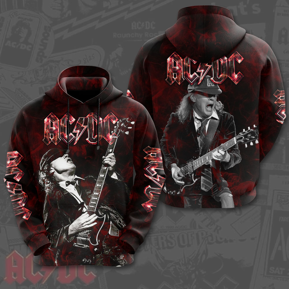 Ac/Dc 3D Hoodie- Gne 1082