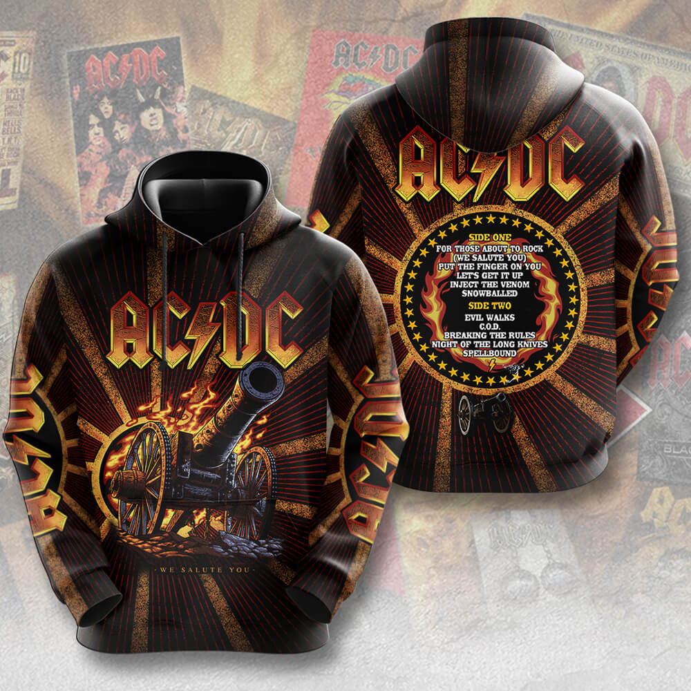 Ac/Dc 3D Hoodie- Maitm 7720