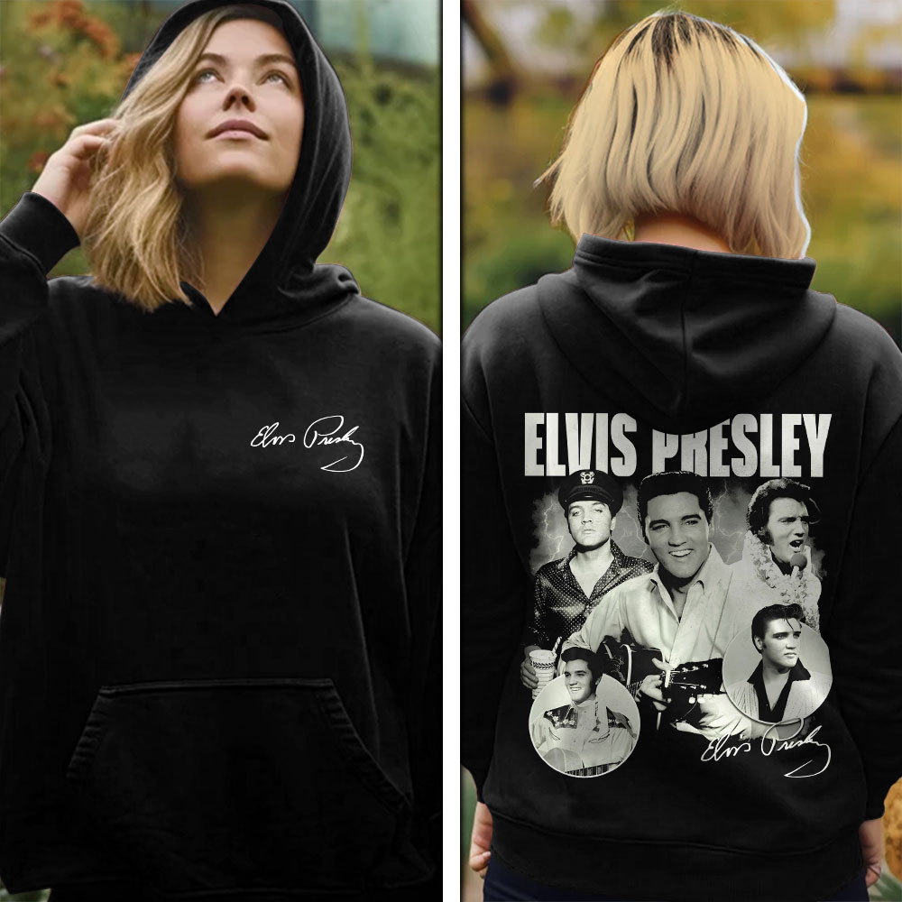 Elvis Presley Black Hoodie