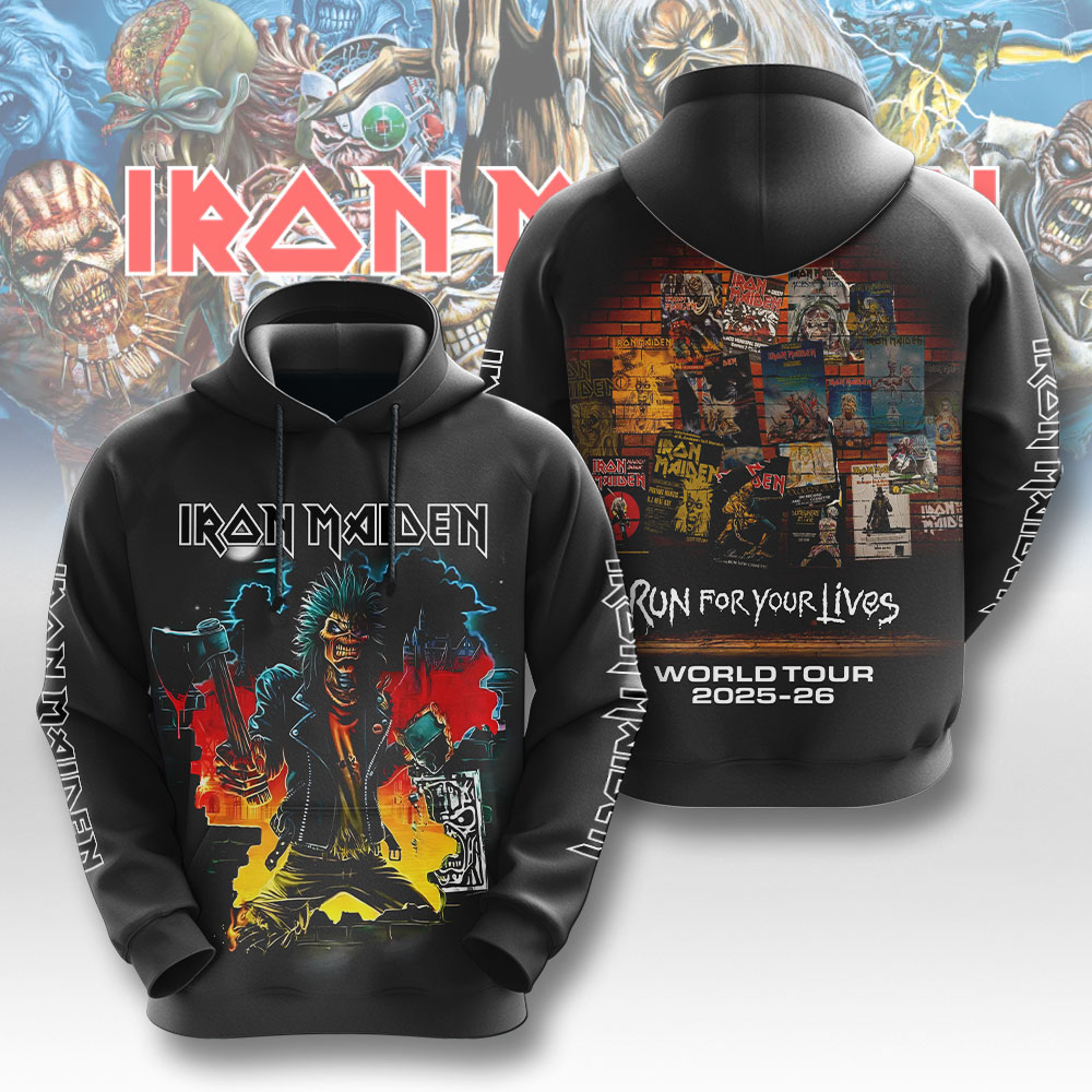 Iron Maiden Eddie Silhouette Hoodie