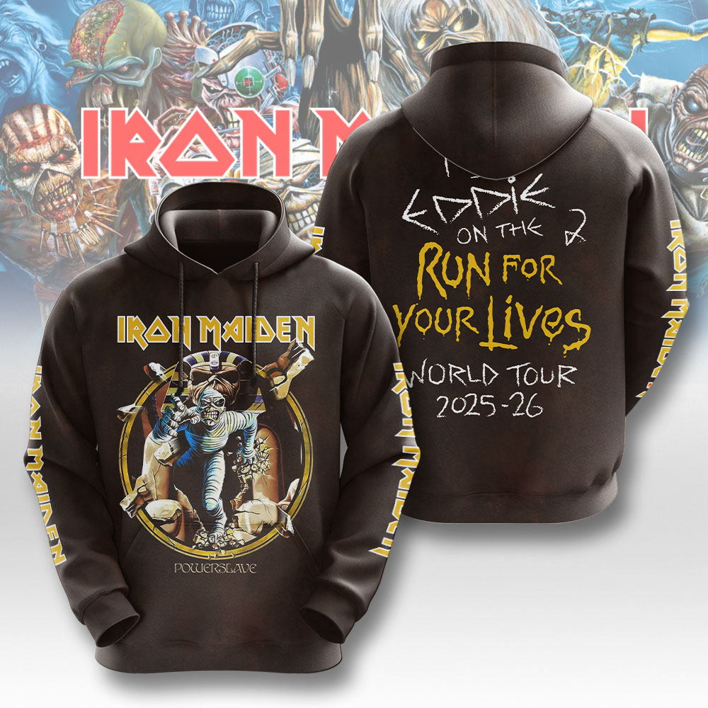 Iron Maiden Eddie Portraihoodie