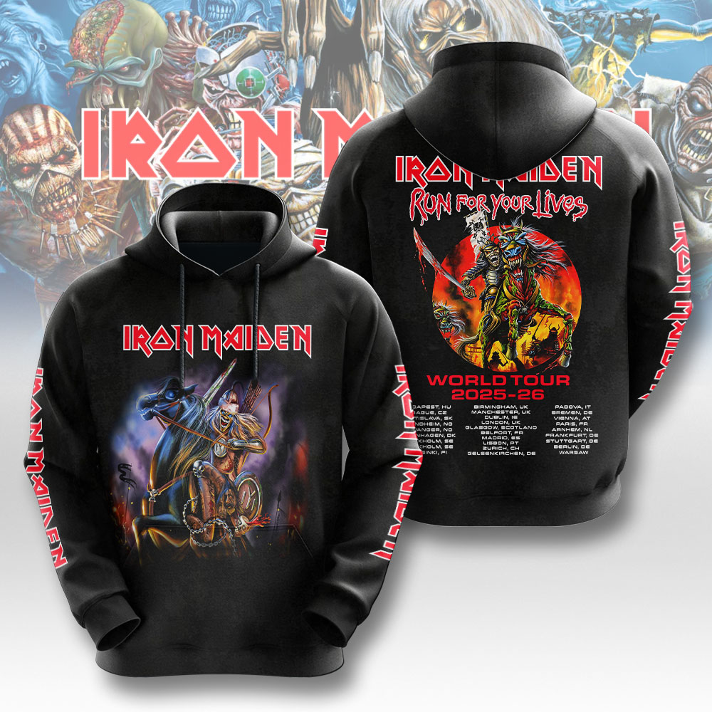 Iron Maiden Iconic Logo Hoodie