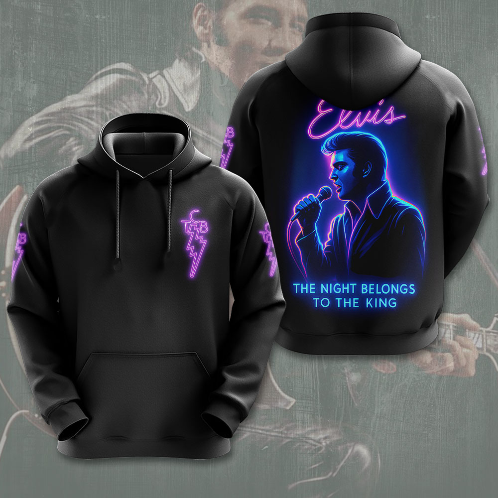 Elvis Presley The Night Belong To The King Hoodie
