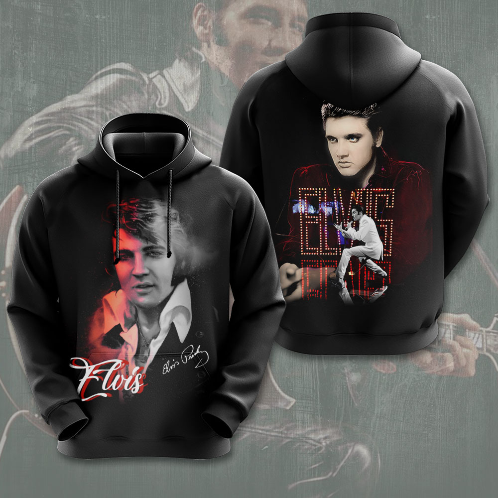Elvis Presley 1935-1977 Hoodie Black