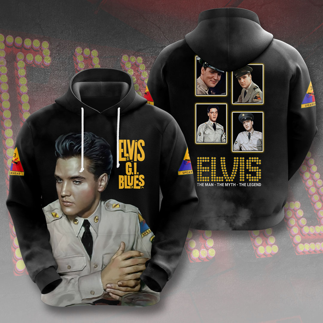 Elvis Presley Rock And Roll Hoodie