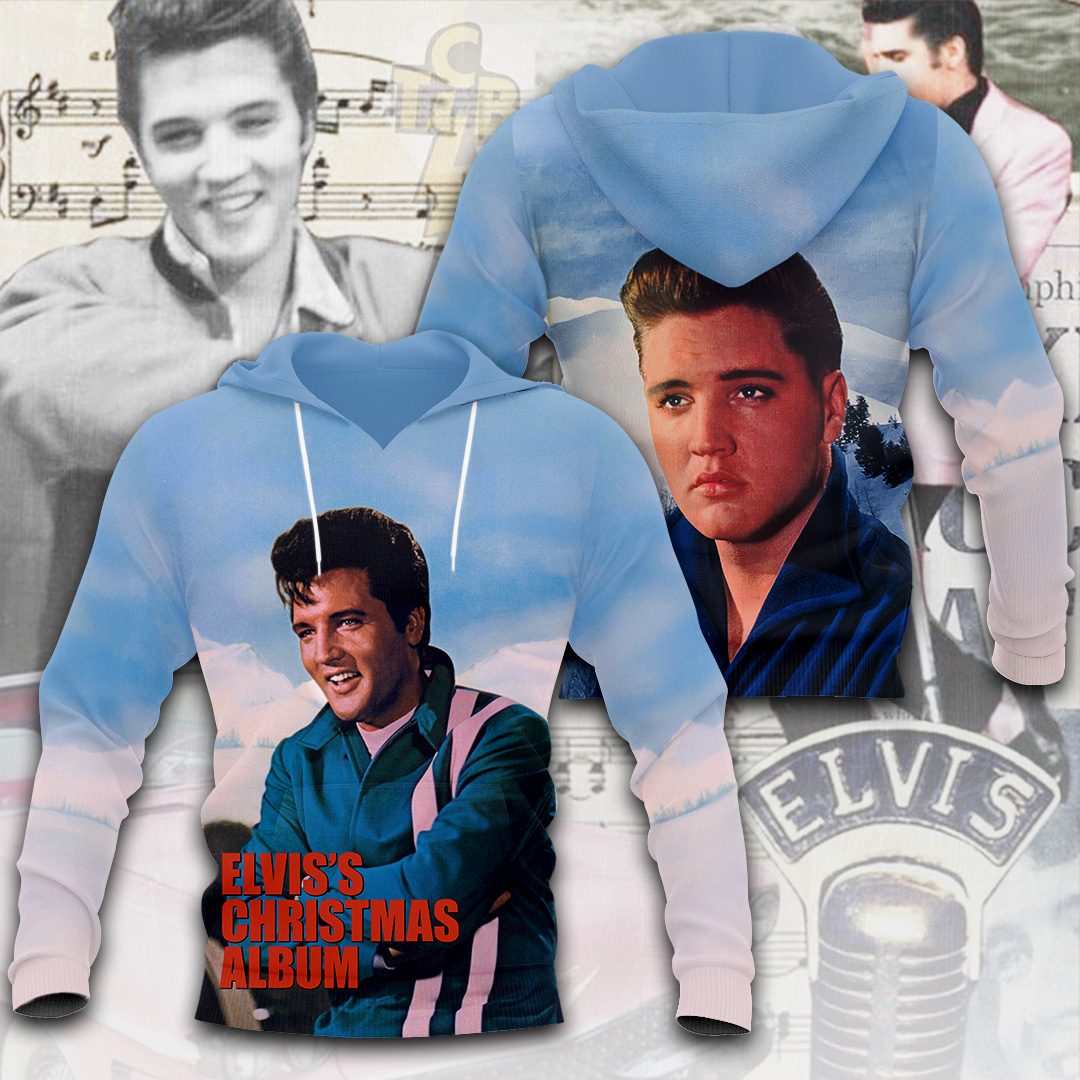 Elvis Presley Christmas Album Hoodie