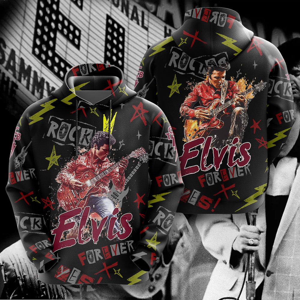 Elvis Presley Golden Records Hoodie