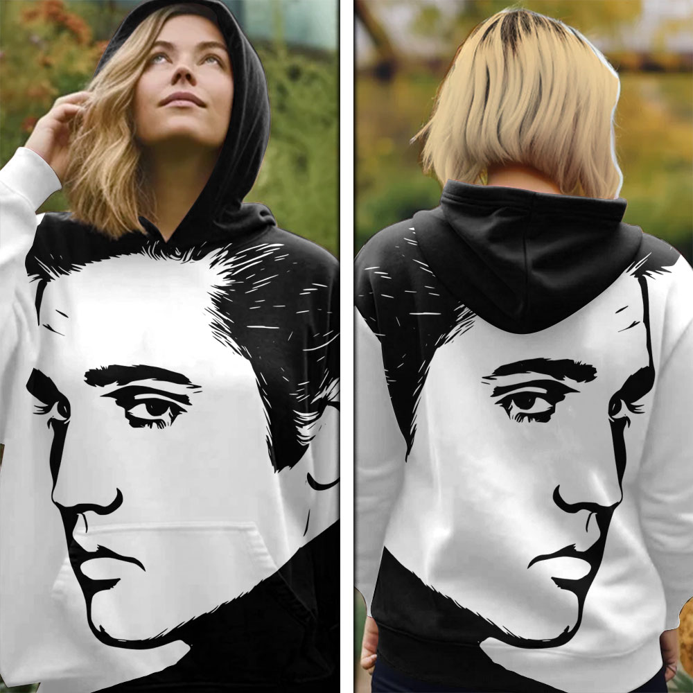 Elvis Presley Big Face Hoodie