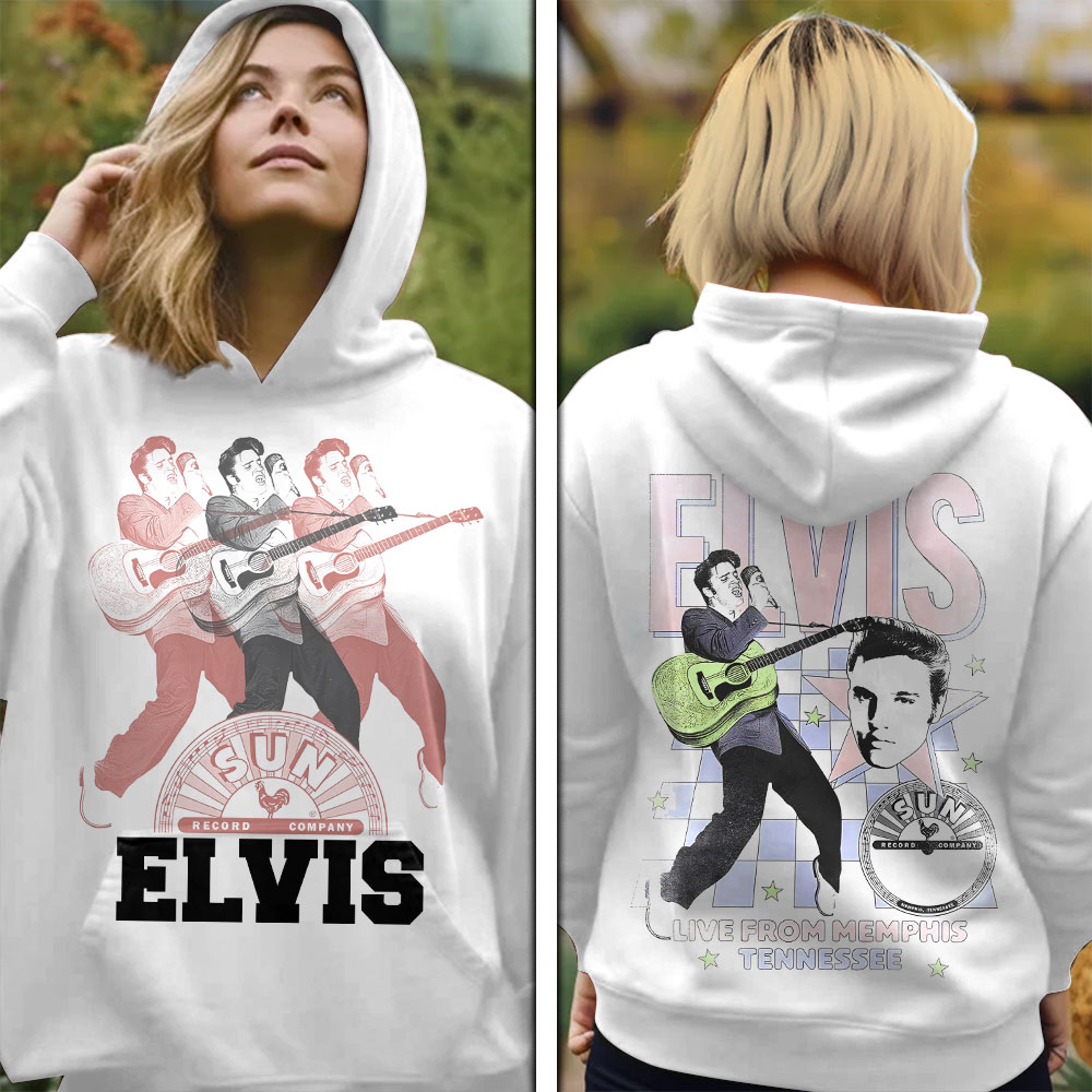 Elvis Presley Leather Outfihoodie