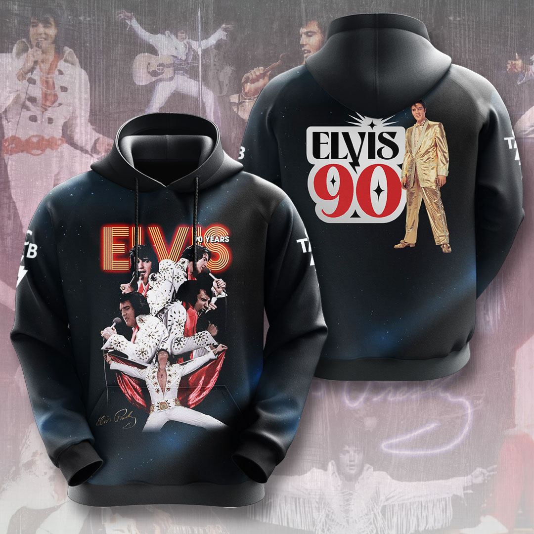 Elvis Presley 90Th Hoodie