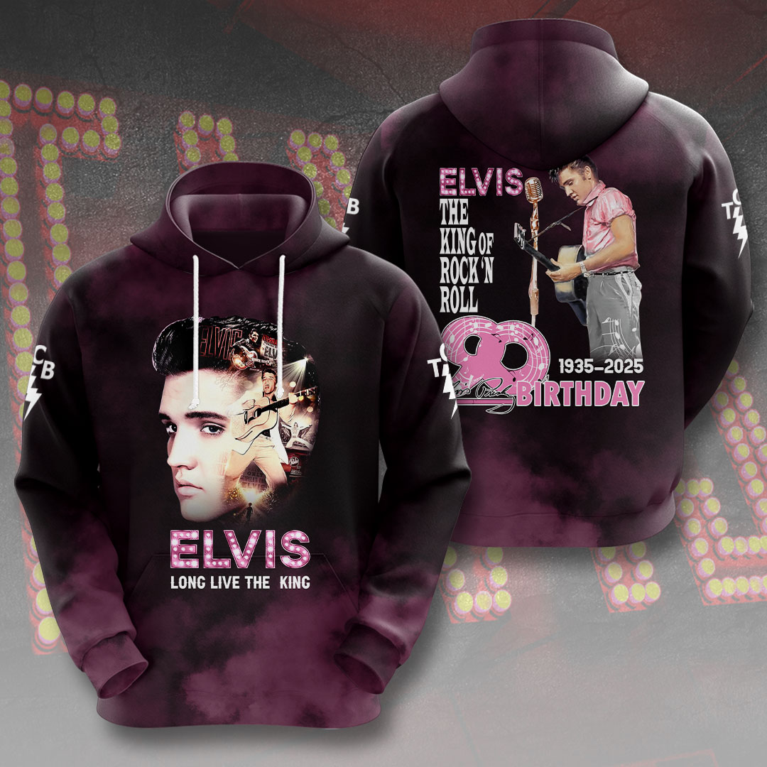 Elvis Presley Music Rock And Roll Hoodie