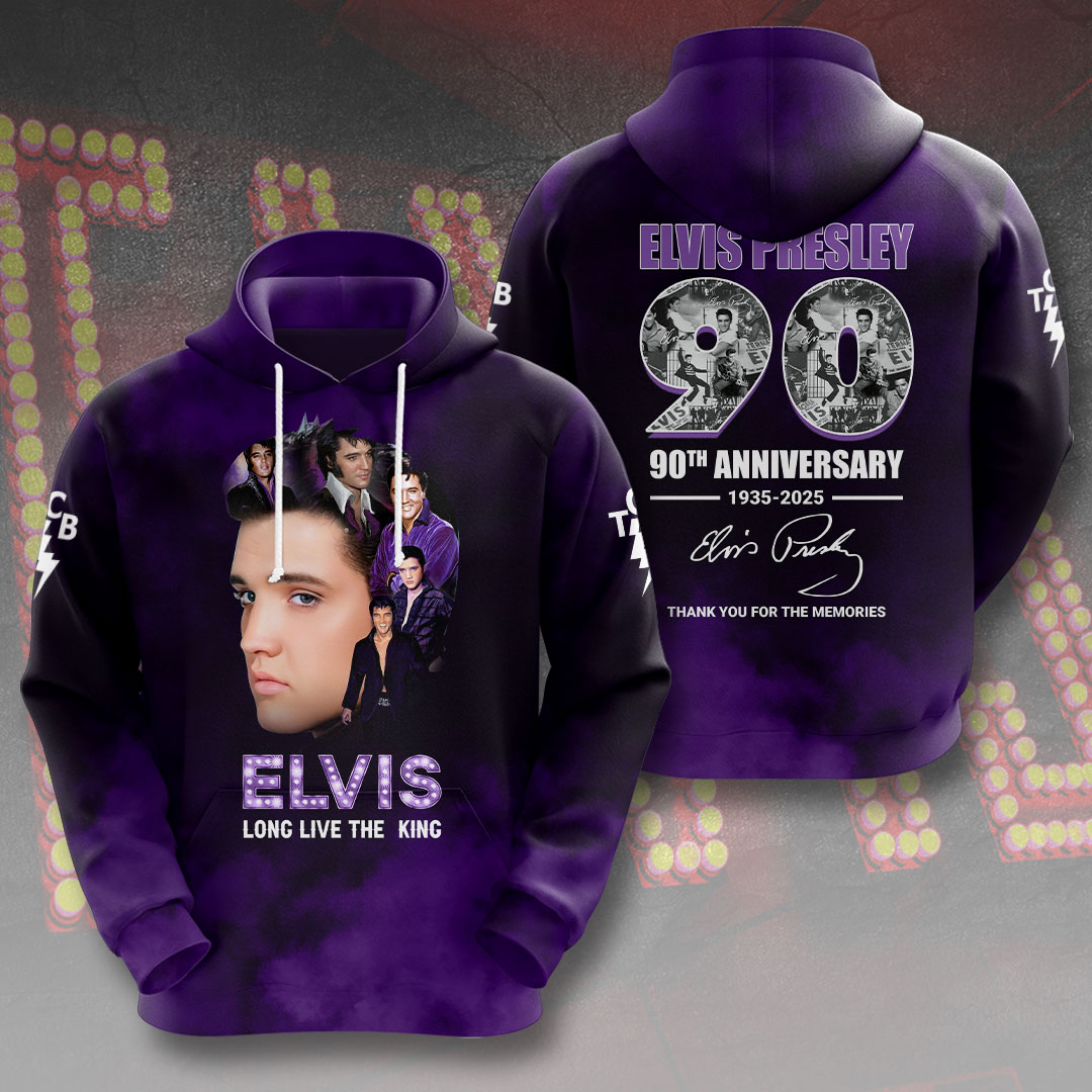 Elvis Presley Music 1935-1977 Hoodie