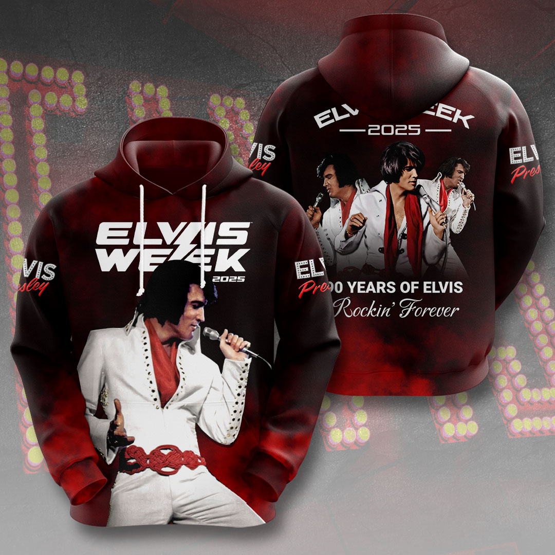Elvis Presley 1969 Aloha Concerhoodie