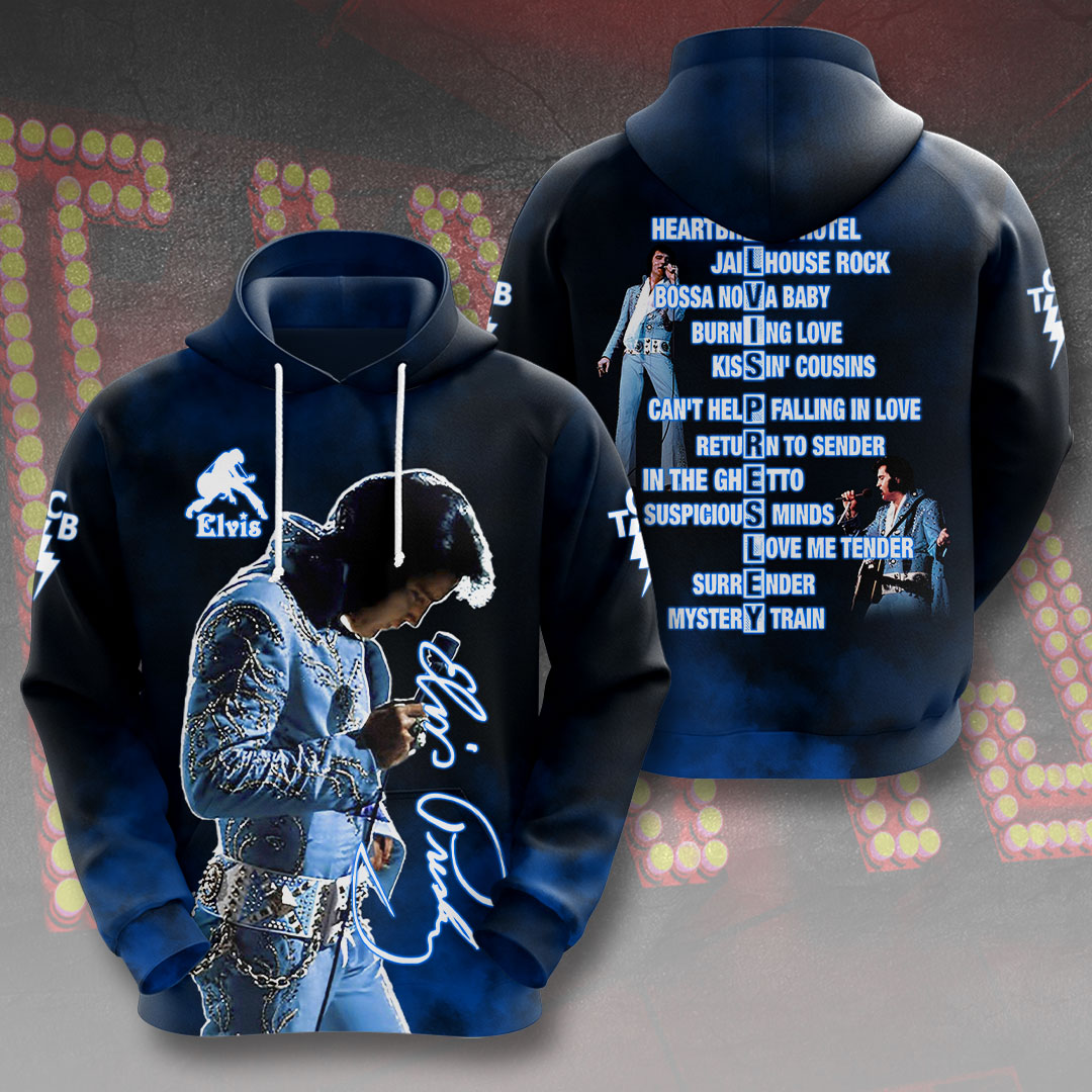 Elvis Presley 1970S Tour Hoodie