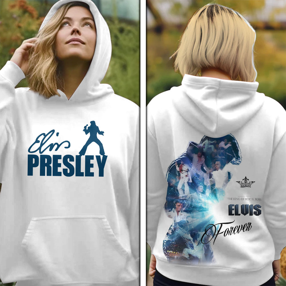 Elvis Presley Music Blue Suede Shoes Hoodie