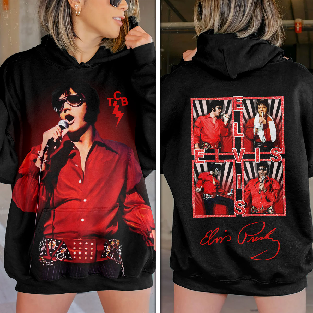 Elvis Presley Music Can'T Help Falling In Love Hoodie