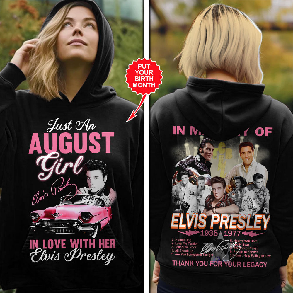 Personalized Elvis Presley Music Mike Stoller Hoodie