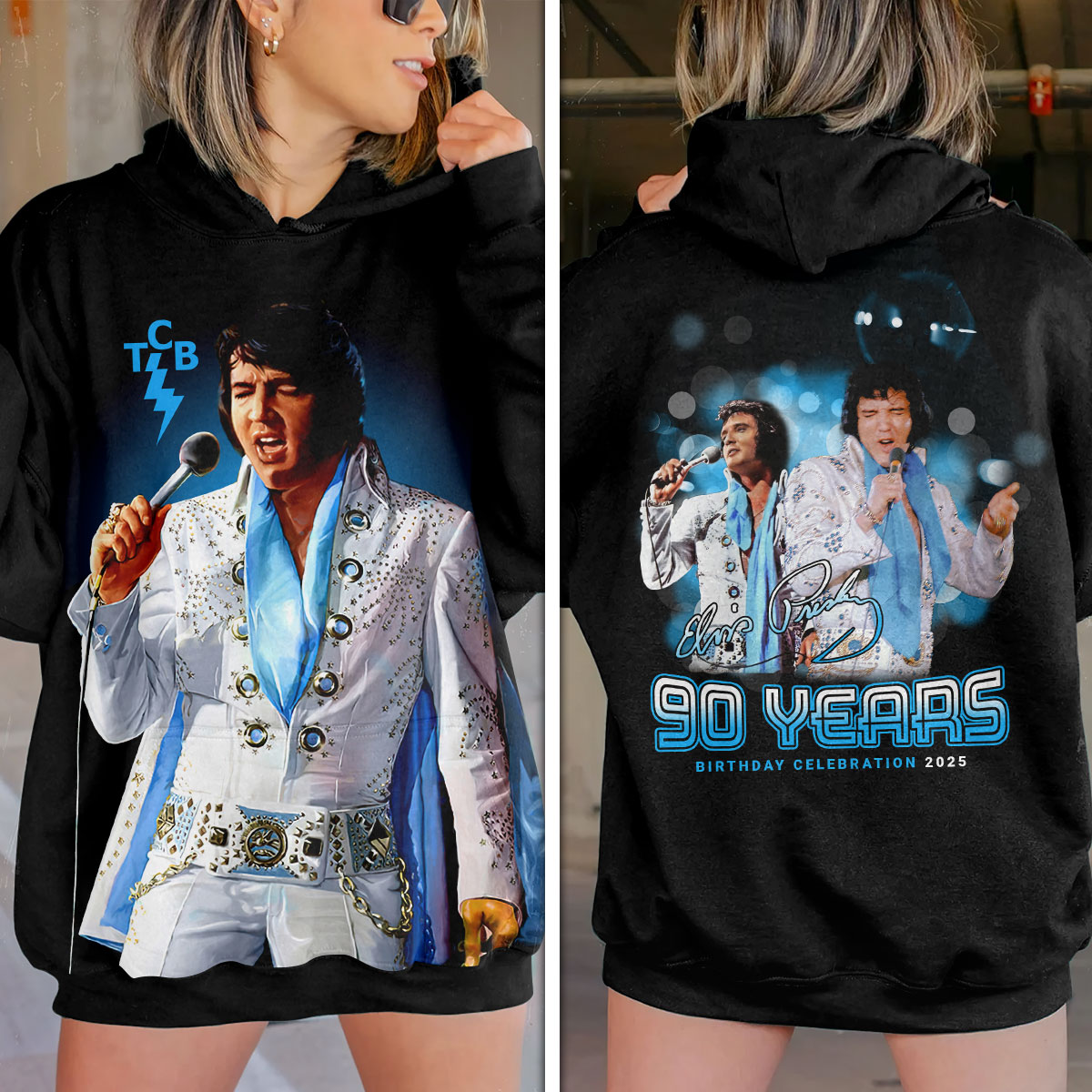 Elvis Presley Music Rca Records Hoodie