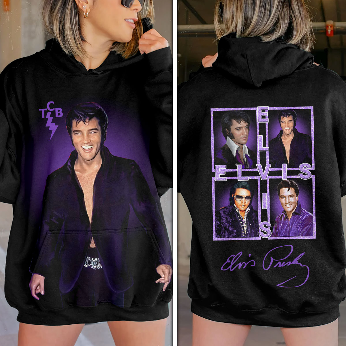 Elvis Presley Music Viva Nash Vegas Hoodie