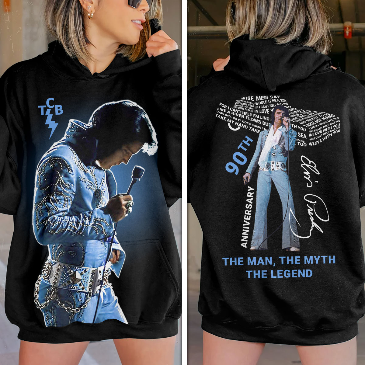Elvis Presley Music Memphis Mafia Hoodie
