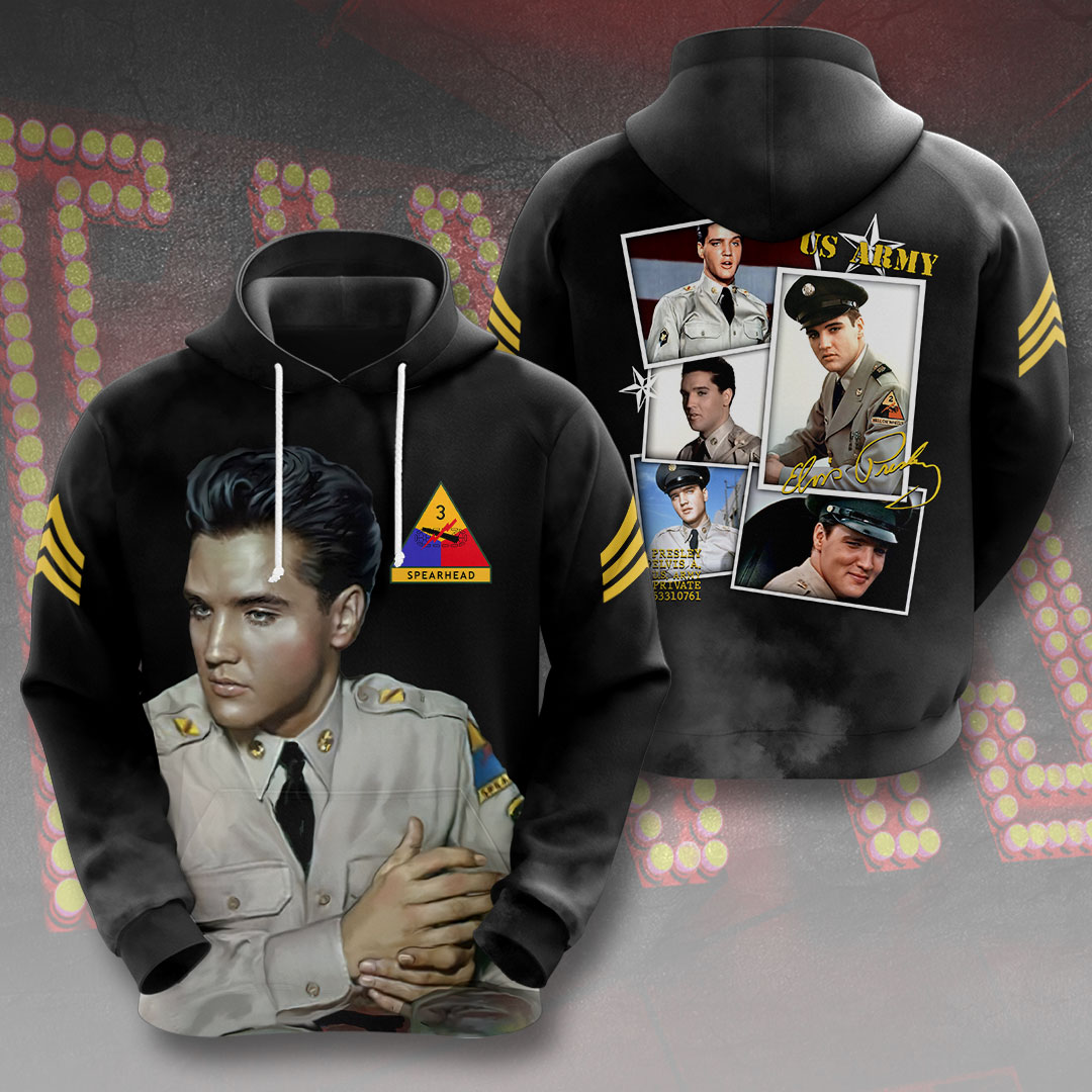 Elvis Presley Music 1969 Aloha Concerhoodie
