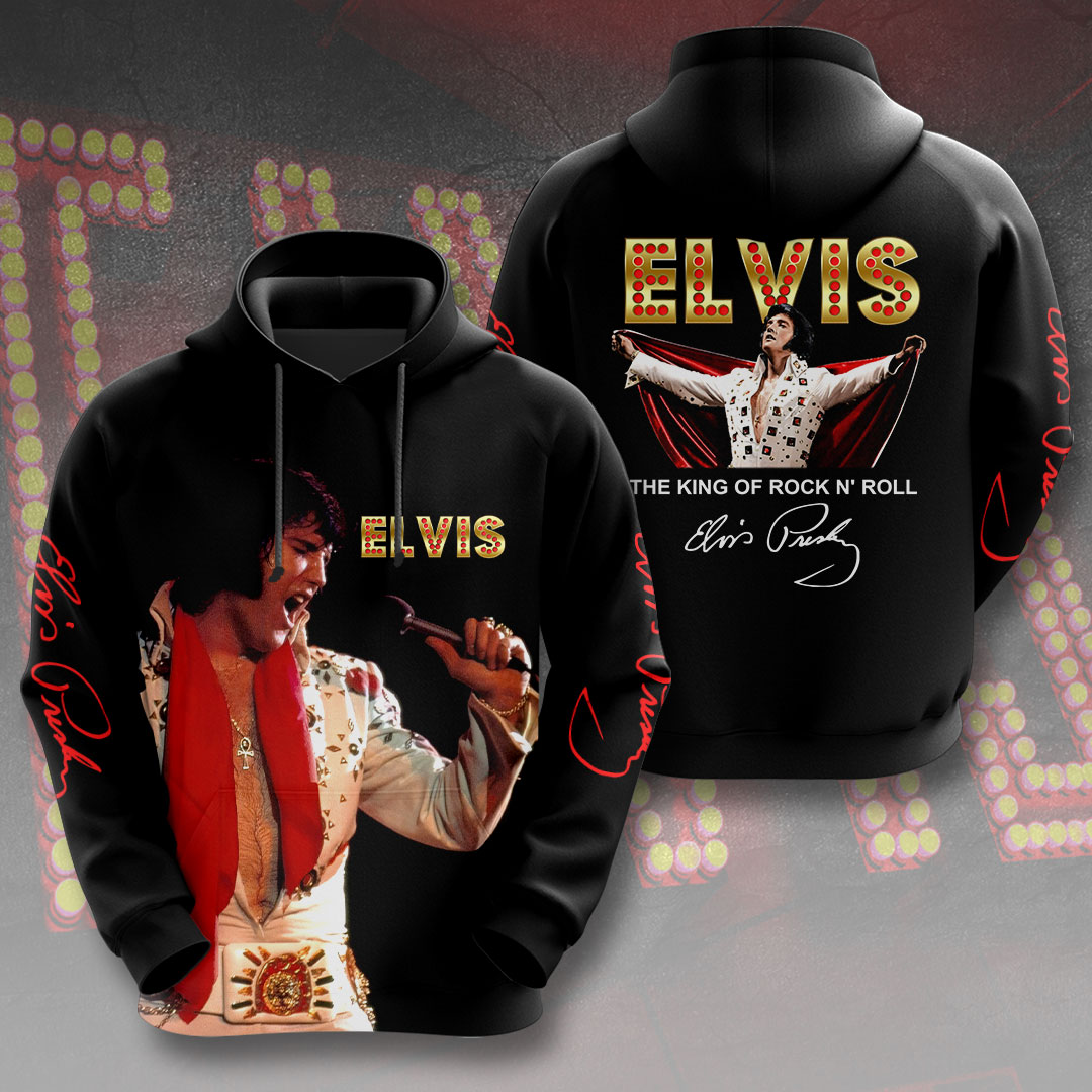 Elvis Presley Music U.S. Army Hoodie