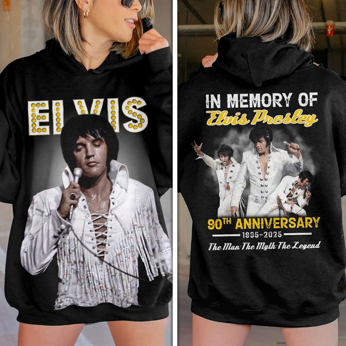 Elvis Presley Music Las Vegas Residency Hoodie