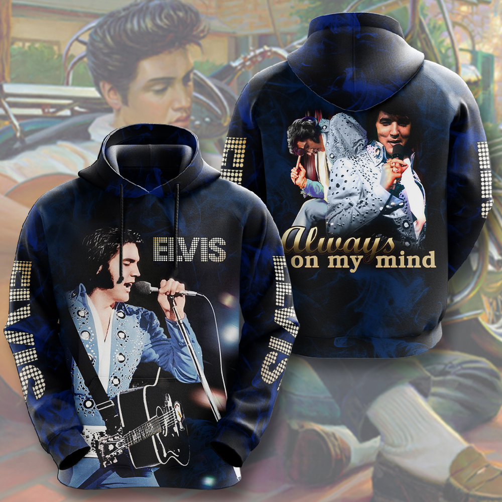 Elvis Presley Music Blues-Influenced Hoodie