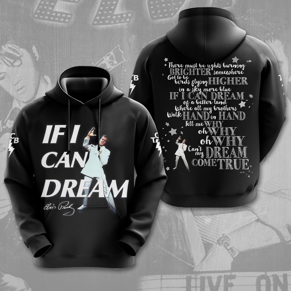 Elvis Presley Vintage Rock And Roll Hoodie