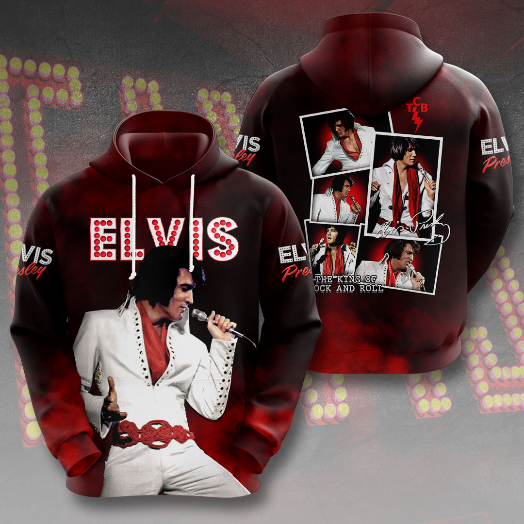Elvis Presley Vintage 1935-1977 Hoodie