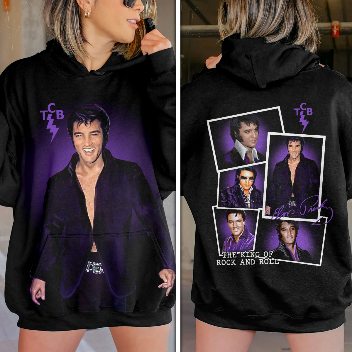 Elvis Presley Vintage Colonel Tom Parker Hoodie