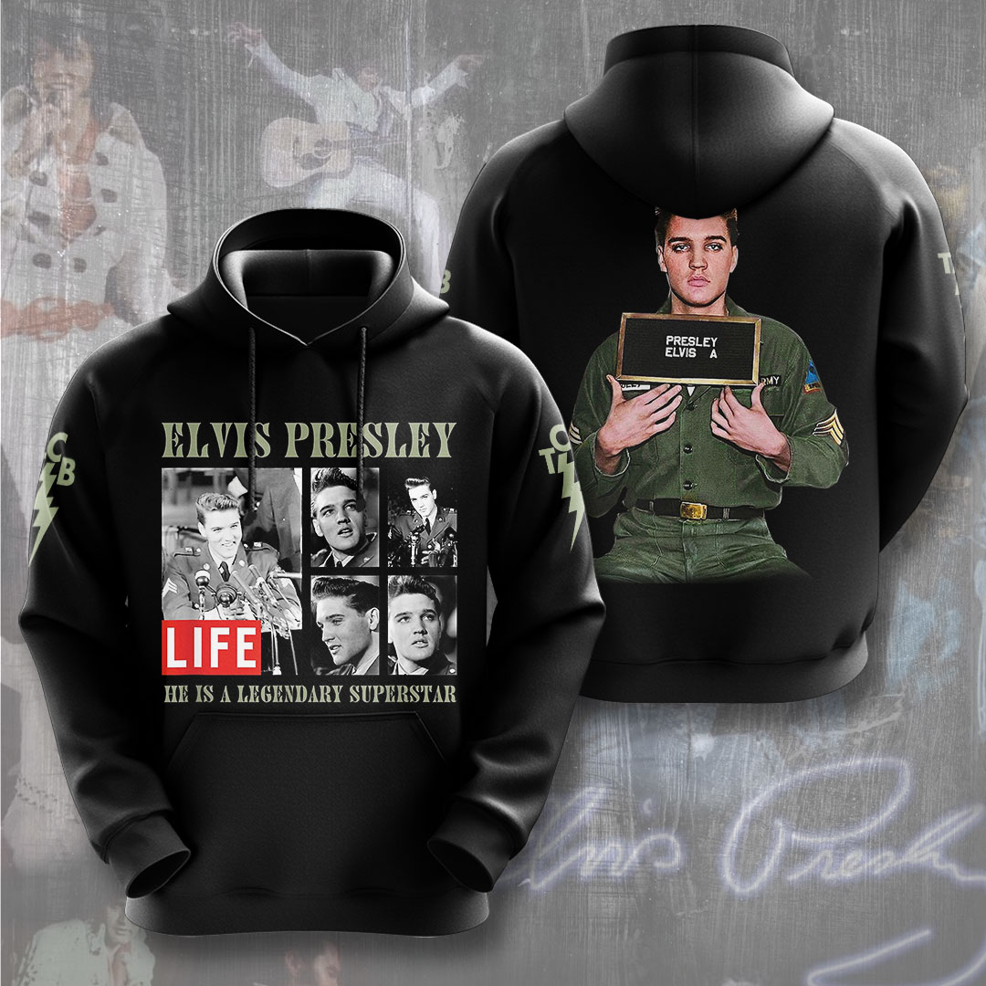 Elvis Presley Vintage Hollywood Hoodie