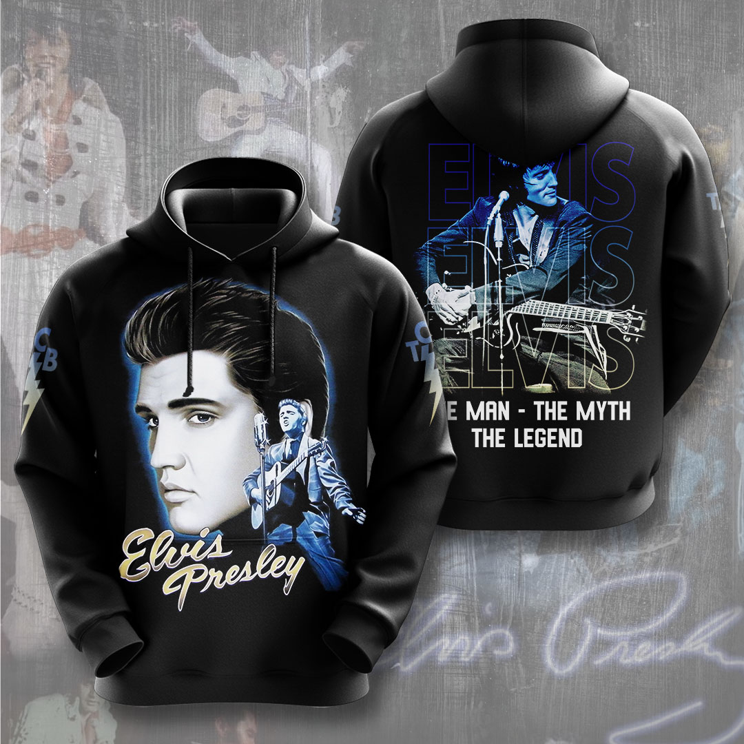 Elvis Presley Vintage Studio Portraits Hoodie