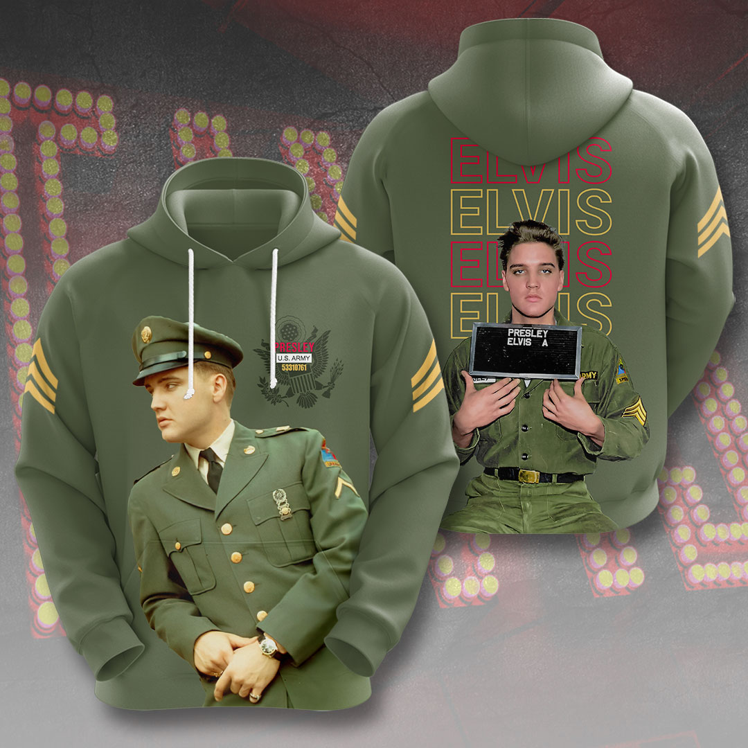 Elvis Presley Vintage Love Me Hoodie