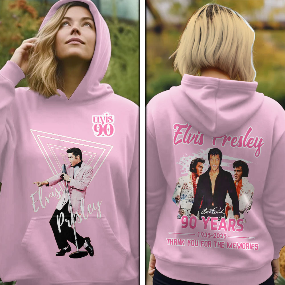 Elvis Presley Vintage Viva Nash Vegas Hoodie