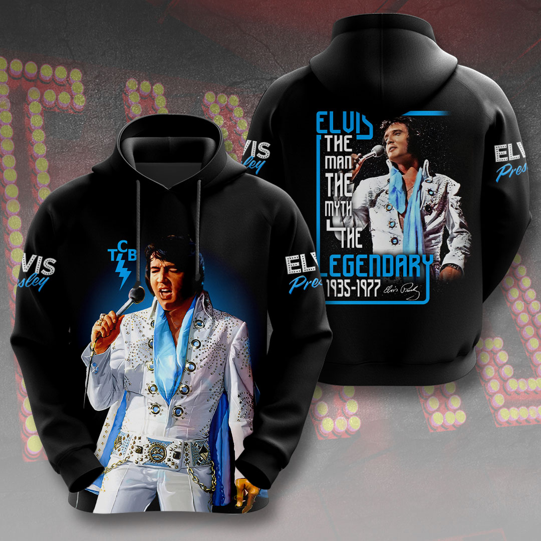 Elvis Presley Vintage Bill Black Hoodie