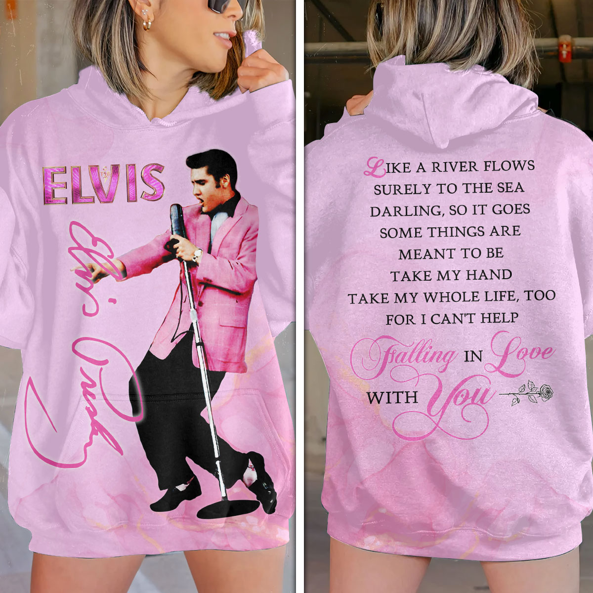 Elvis Presley Vintage Pearl Harbor Hoodie