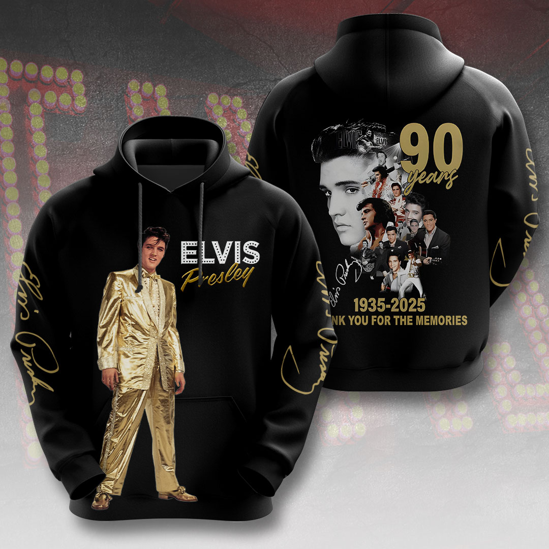 Elvis Presley Vintage Lp Hoodie