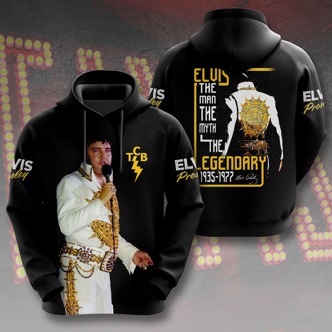 Elvis Presley Vintage Memphis Mafia Hoodie