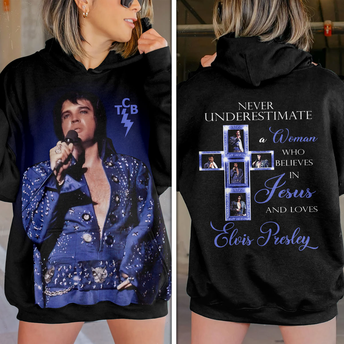 Elvis Presley Vintage Recording Studio Hoodie